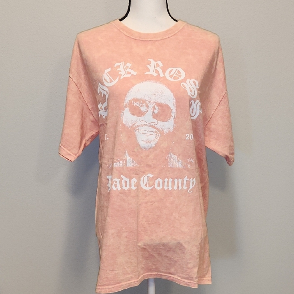 Rick Ross Peach Graphic T-Shirt